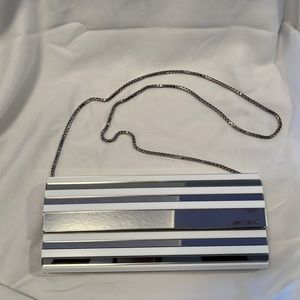 Jimmy Choo Sweetie Mirror Acrylic Clutch - worn once